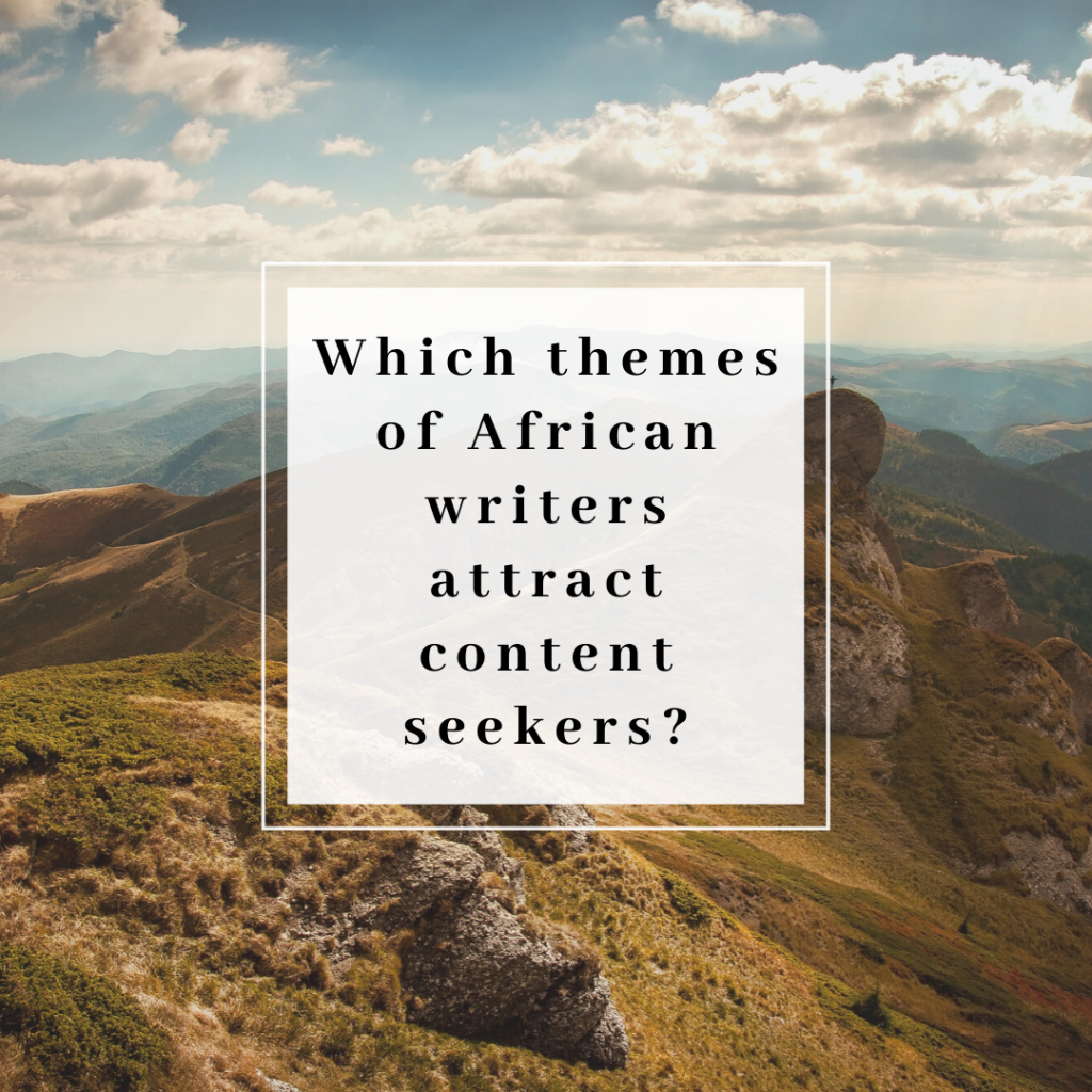 Kudakwashe Dhoro |Which themes of African writers attract content seekers?
